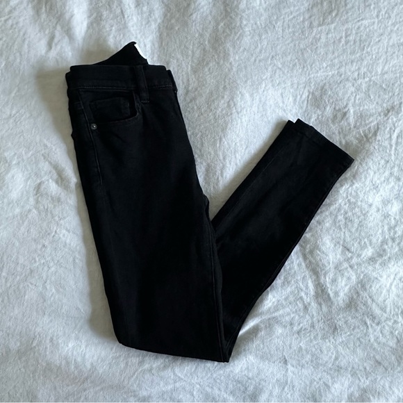 Current/Elliott The Stiletto Skinny Jeans in Black - Sz 23 - Picture 2 of 5